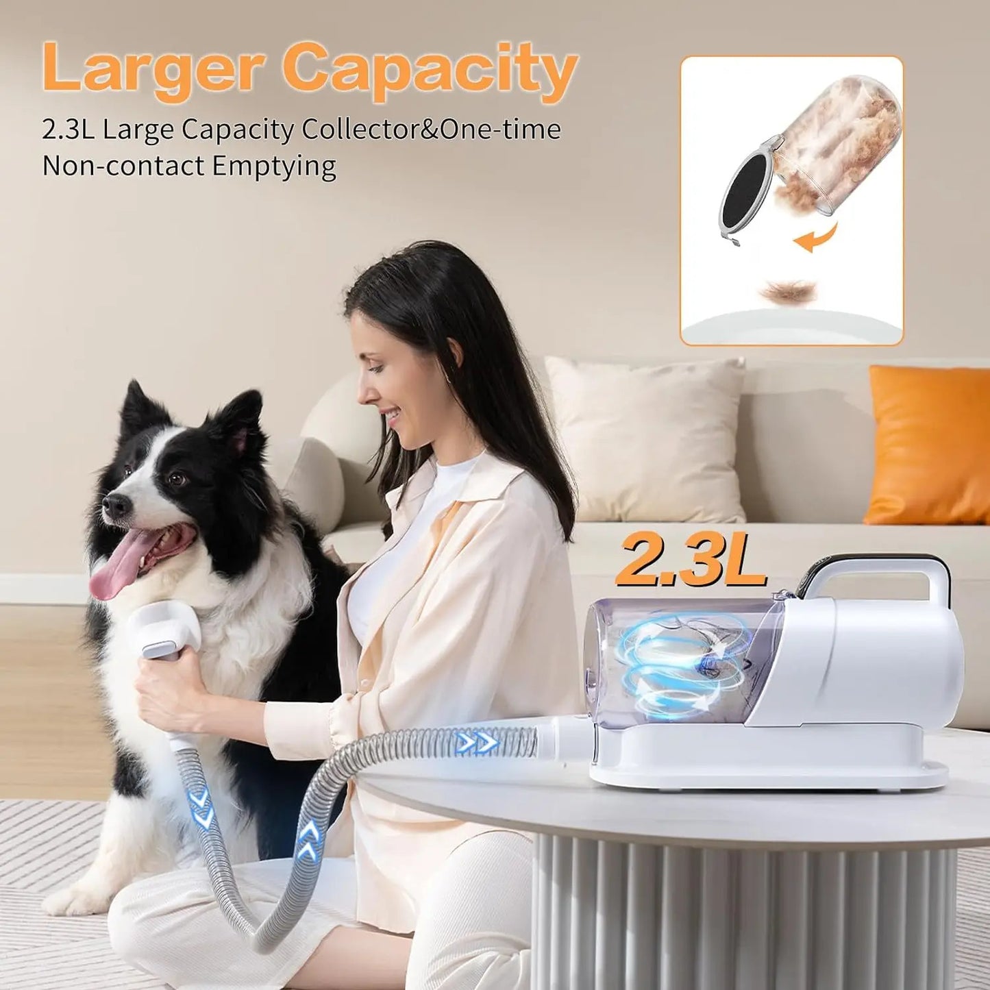 FurryVac™ Pet Grooming Kit with Vacuum